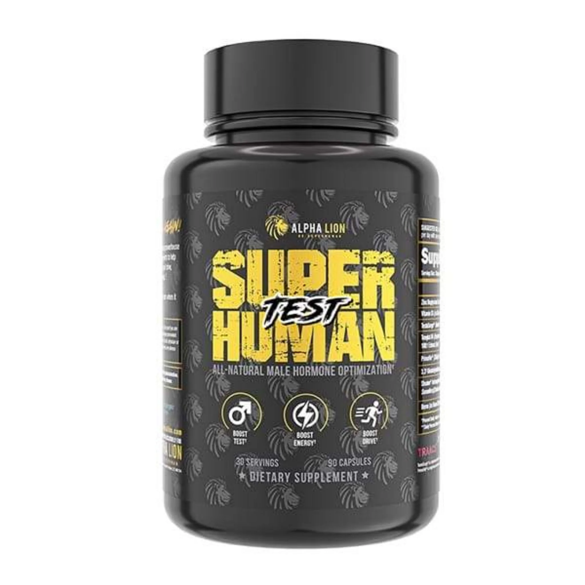Alpha Lion Superhuman® Test - Natural Male Hormone Optimization