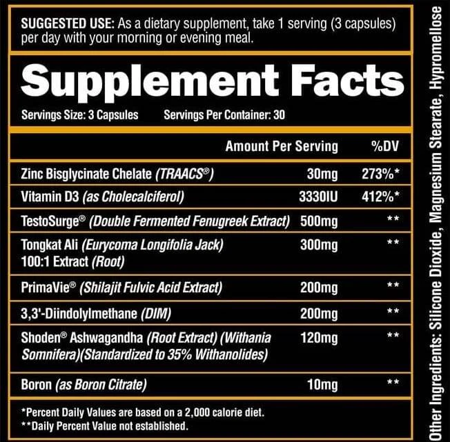 Alpha Lion Superhuman® Test - Natural Male Hormone Optimization - Image 2