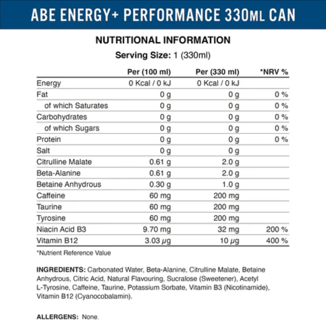 Applied Nutrition ABE Energy Can 12 x 330ml - Image 6
