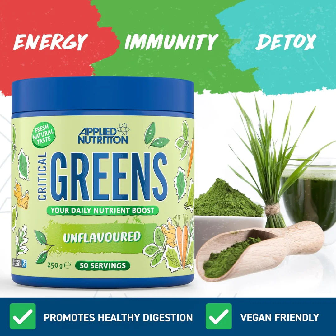Applied Nutrition Critical Greens 250g Unflavoured - Image 3
