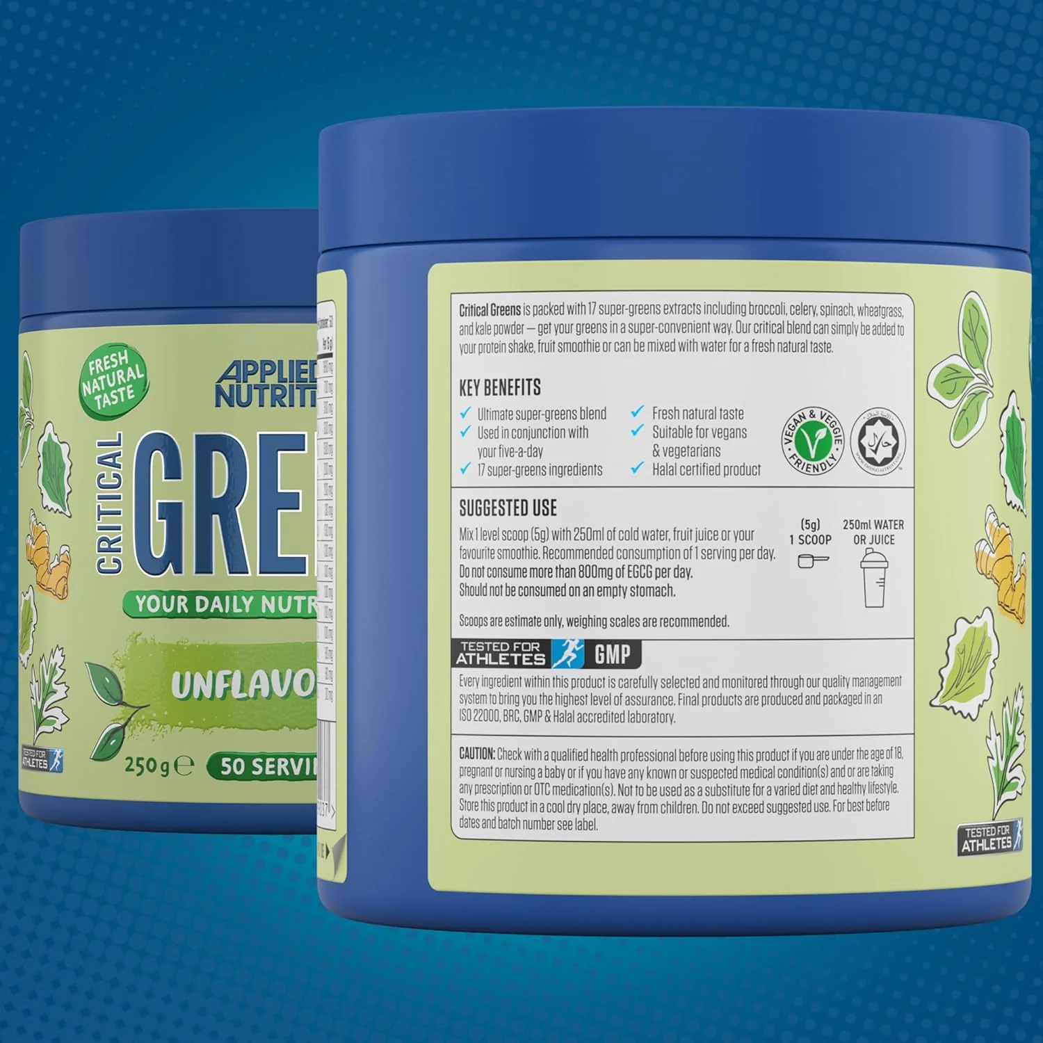 Applied Nutrition Critical Greens 250g Unflavoured - Image 5