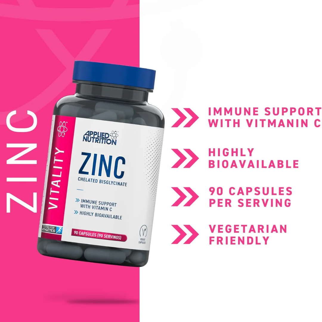 Applied Nutrition Zinc 90 Caps - Image 3