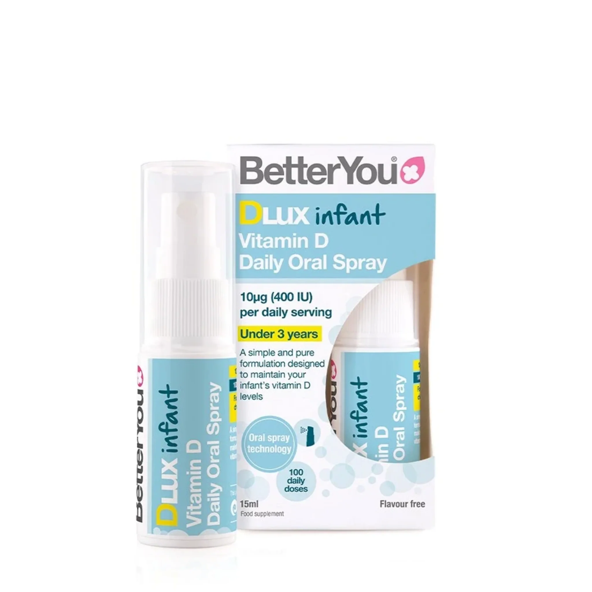 BetterYou DLux Infant Daily Vitamin D Oral Spray - 15 ml