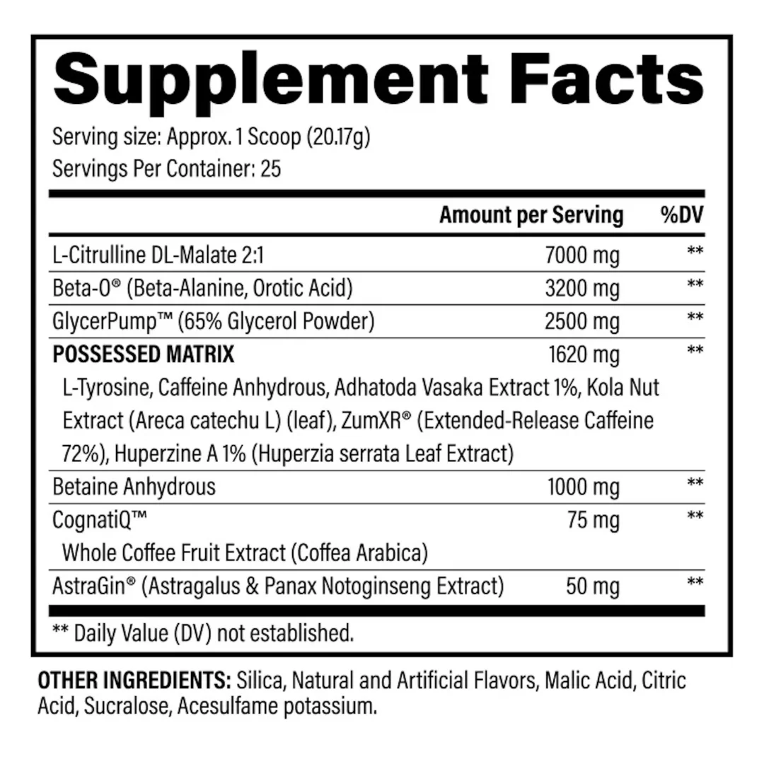 Black Magic BZRK Pre Workout - 25 Servings - Image 4