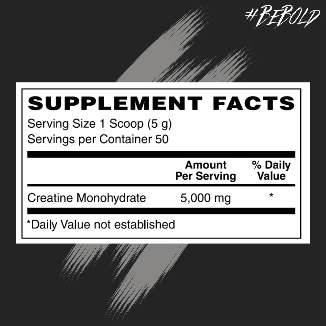Bold Nutrition Creatine Monohydrate 250g - Image 4