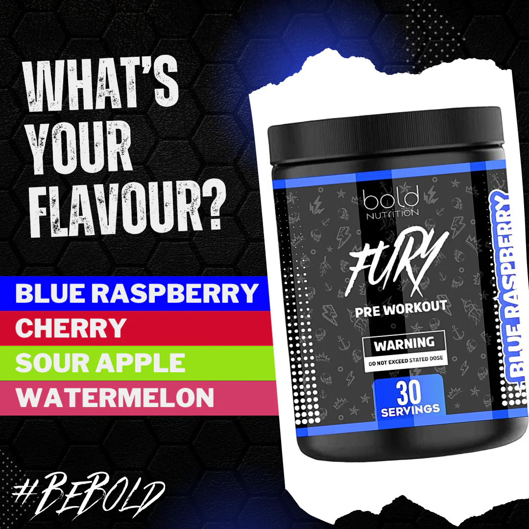 BOLD Nutrition Fury Pre Workout 30 Servings - Image 3