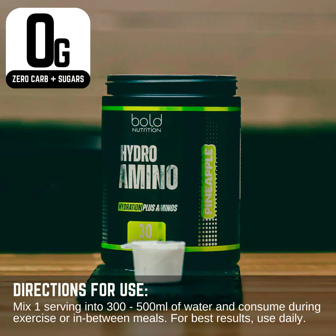 BOLD HydroAmino 30 Servings BCAA Glutamine & Electrolytes + FREE GIFT - Image 5