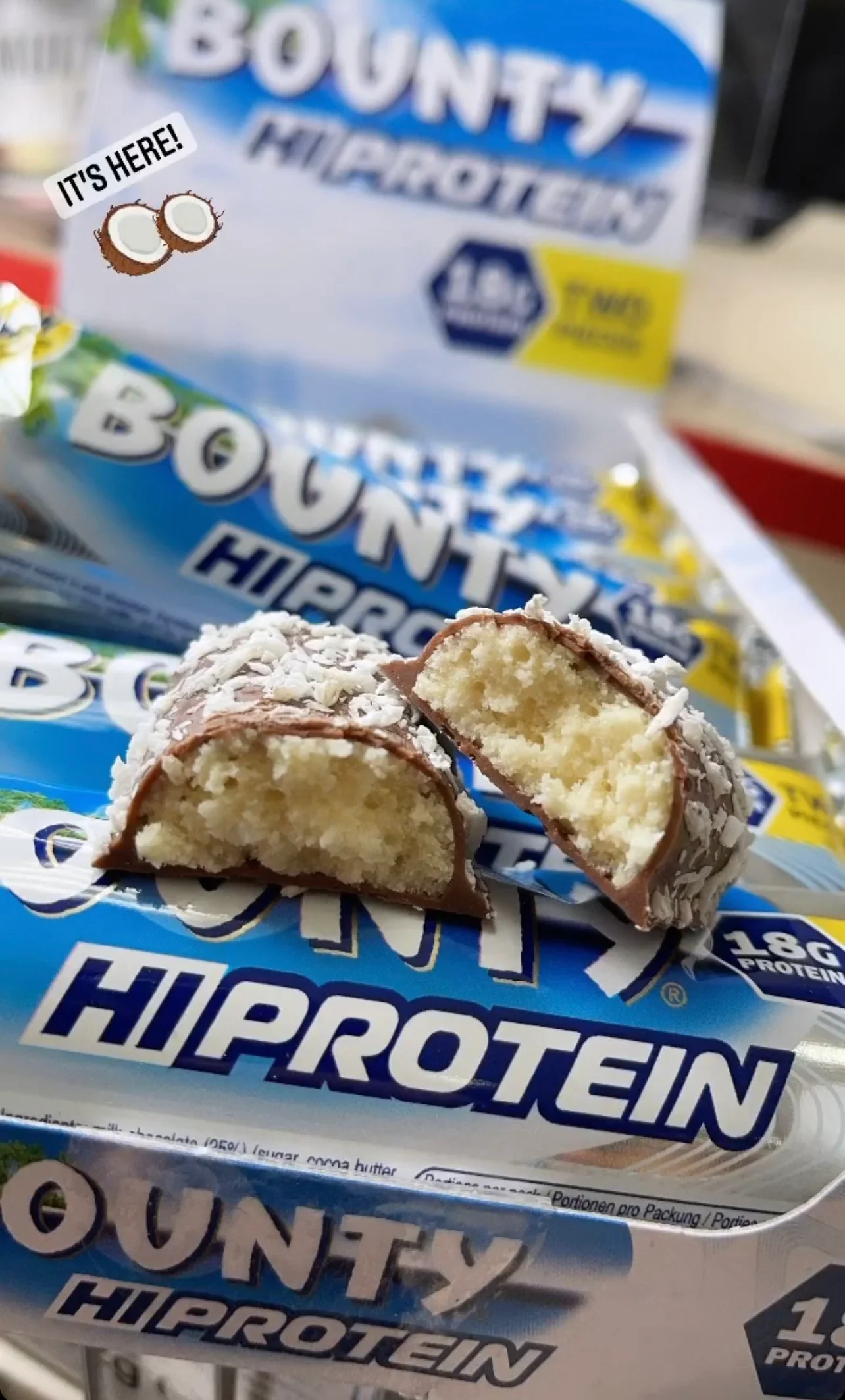 Bounty Official Hi-Protein 12x52g Bars - Image 4