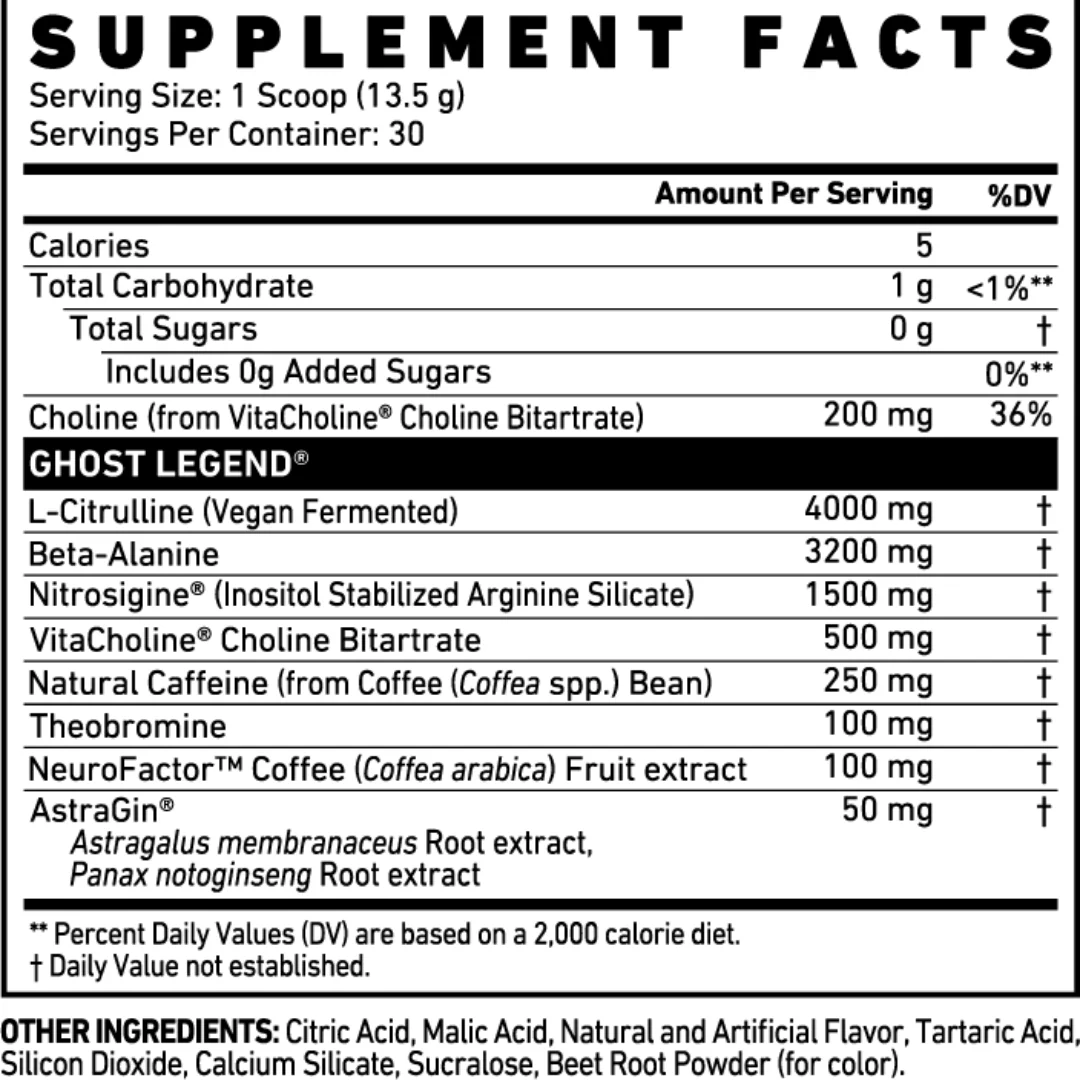 GHOST Lifestyle Legend V3 Pre Workout - Image 5