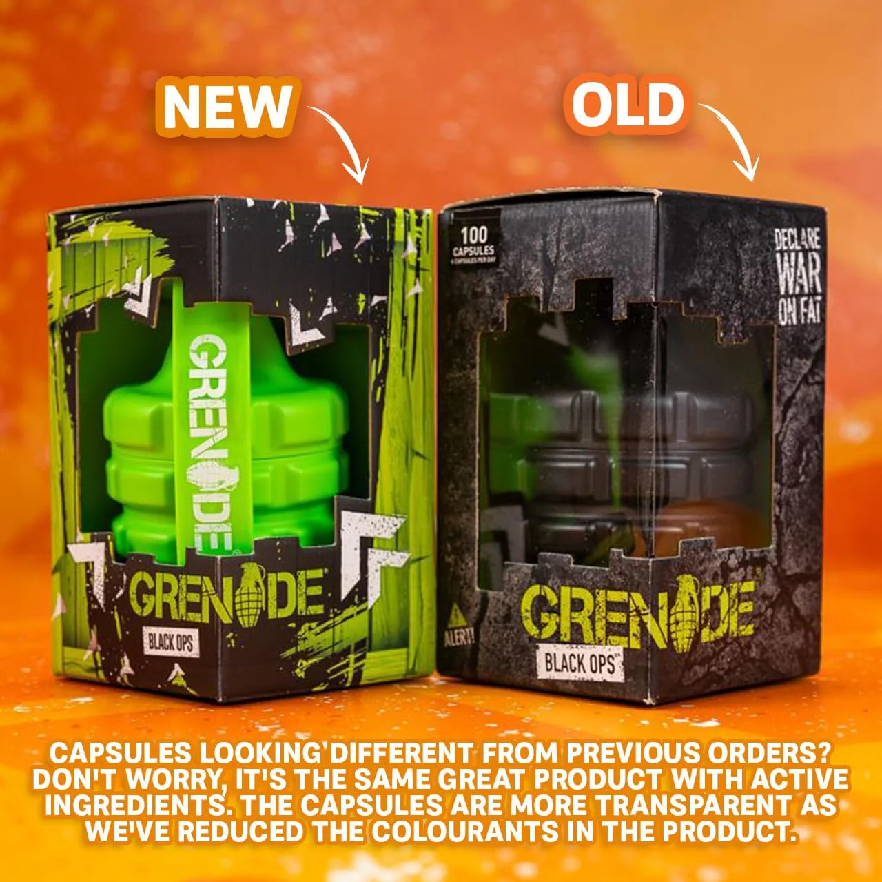Grenade Black Ops Fat Burner 100 Caps - Image 2