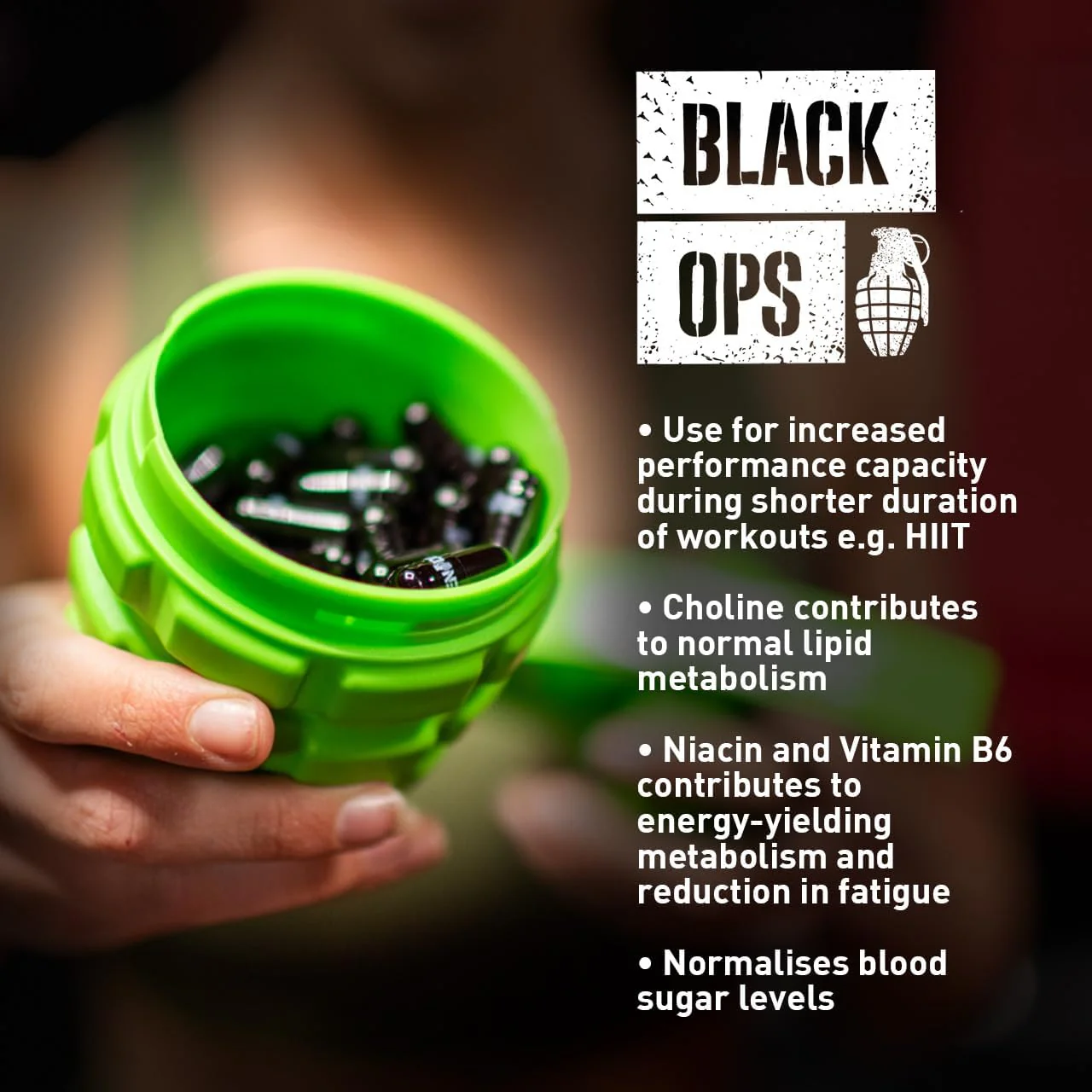 Grenade Black Ops Fat Burner 100 Caps - Image 3