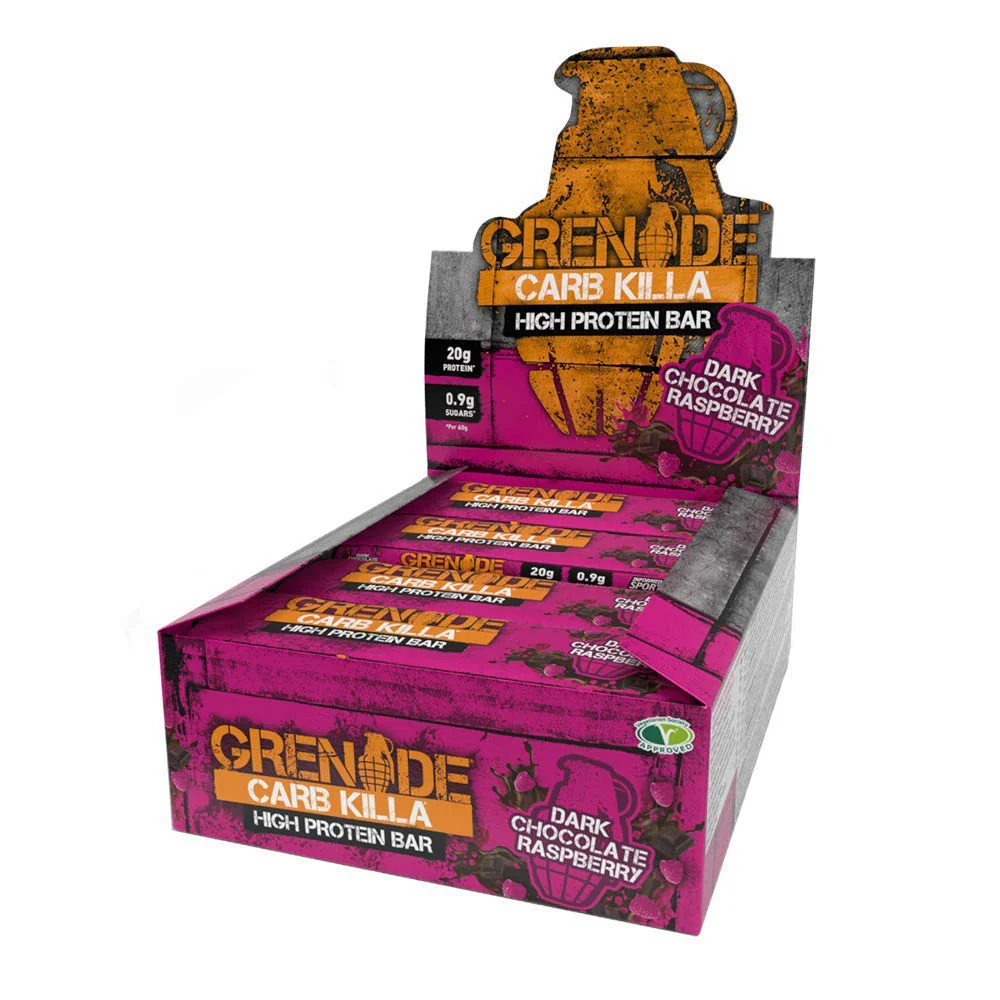 Grenade Carb Killa Low Sugar Protein Bar (12 x 60g Bars) 13 Flavours - Image 8