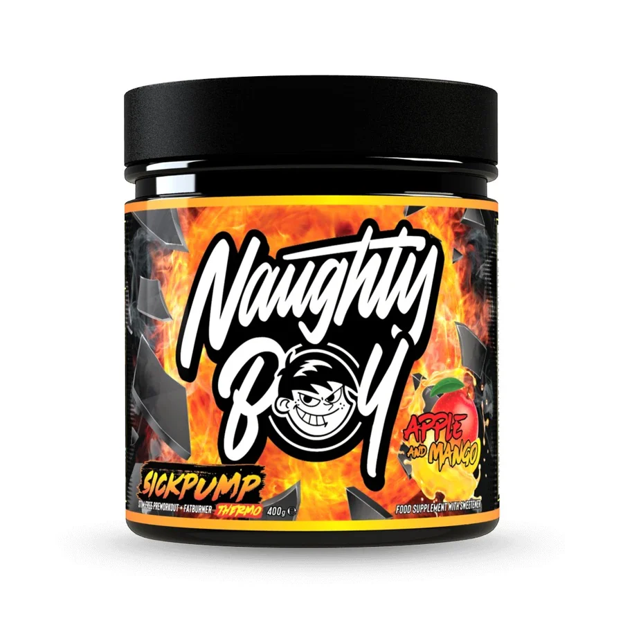 Naughty Boy SickPump Pre Workout - Apple & Mango - Thermo *NEW*