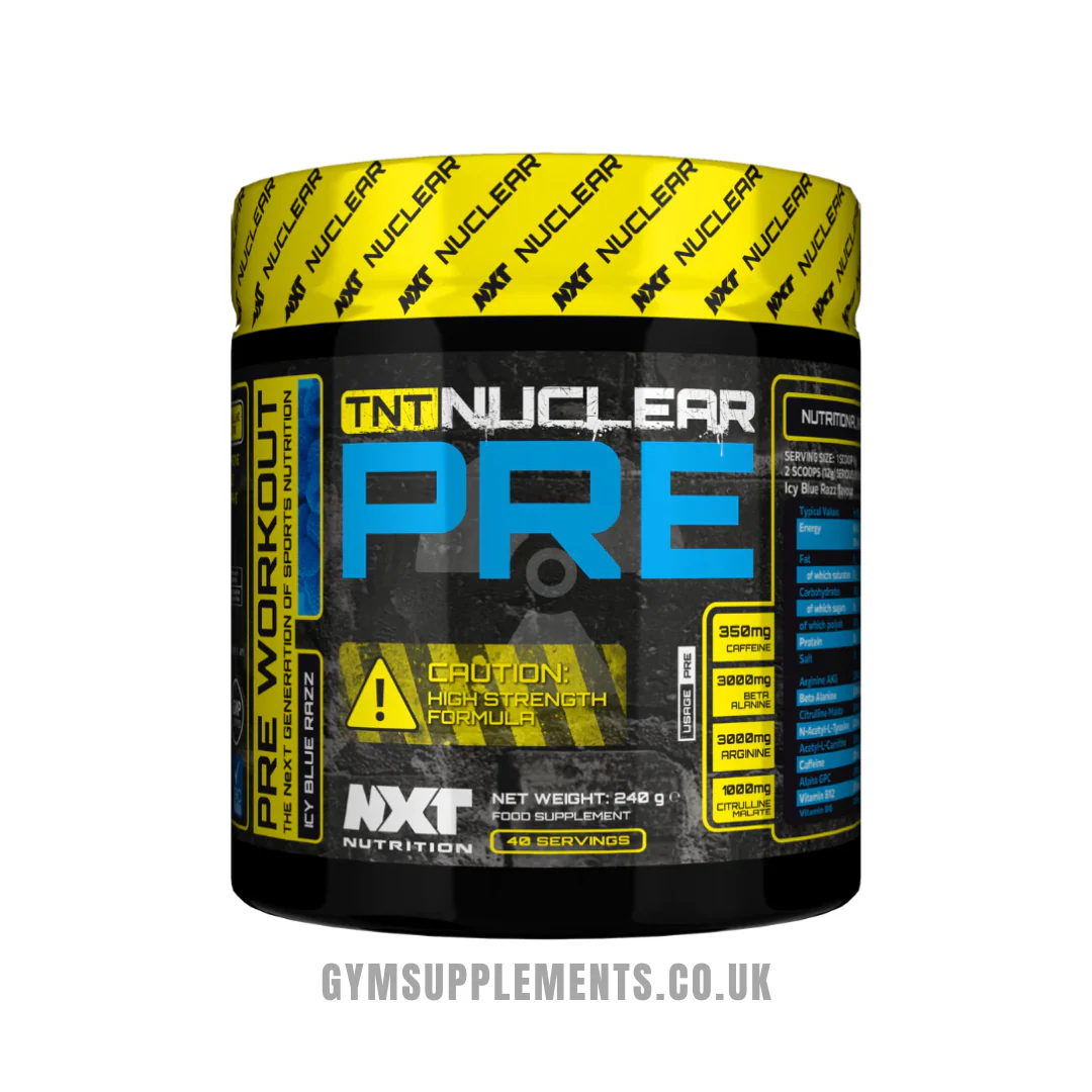 NXT Nutrition TNT Nuclear Pre Workout Pre 240g + FREE SHAKER - Image 5