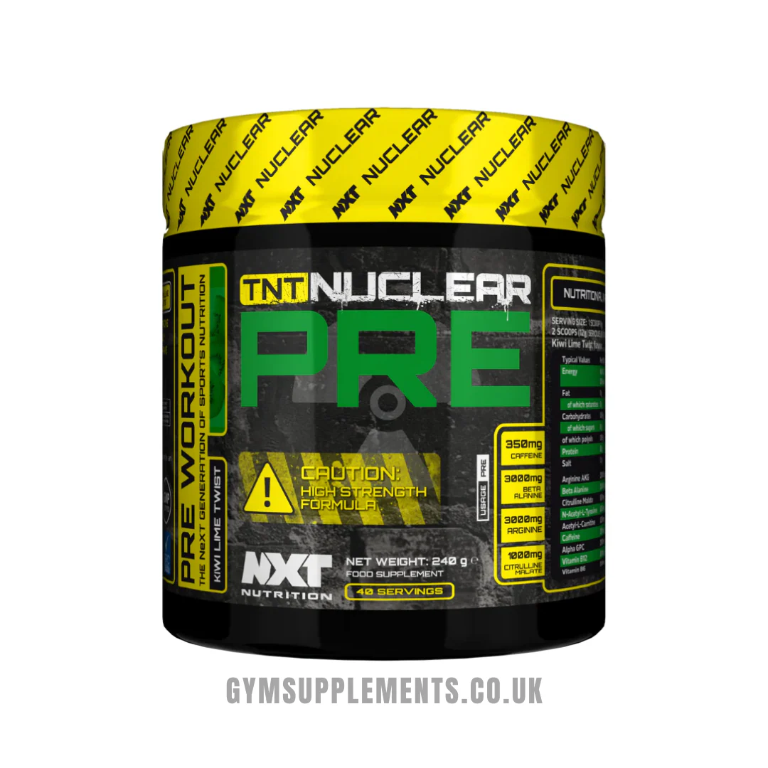 NXT Nutrition TNT Nuclear Pre Workout Pre 240g + FREE SHAKER - Image 6