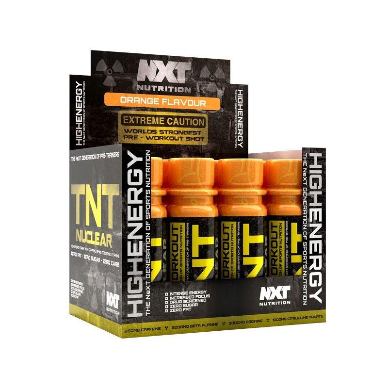 NXT Nutrition TNT Nuclear Shots 12 x 60ml (Orange)