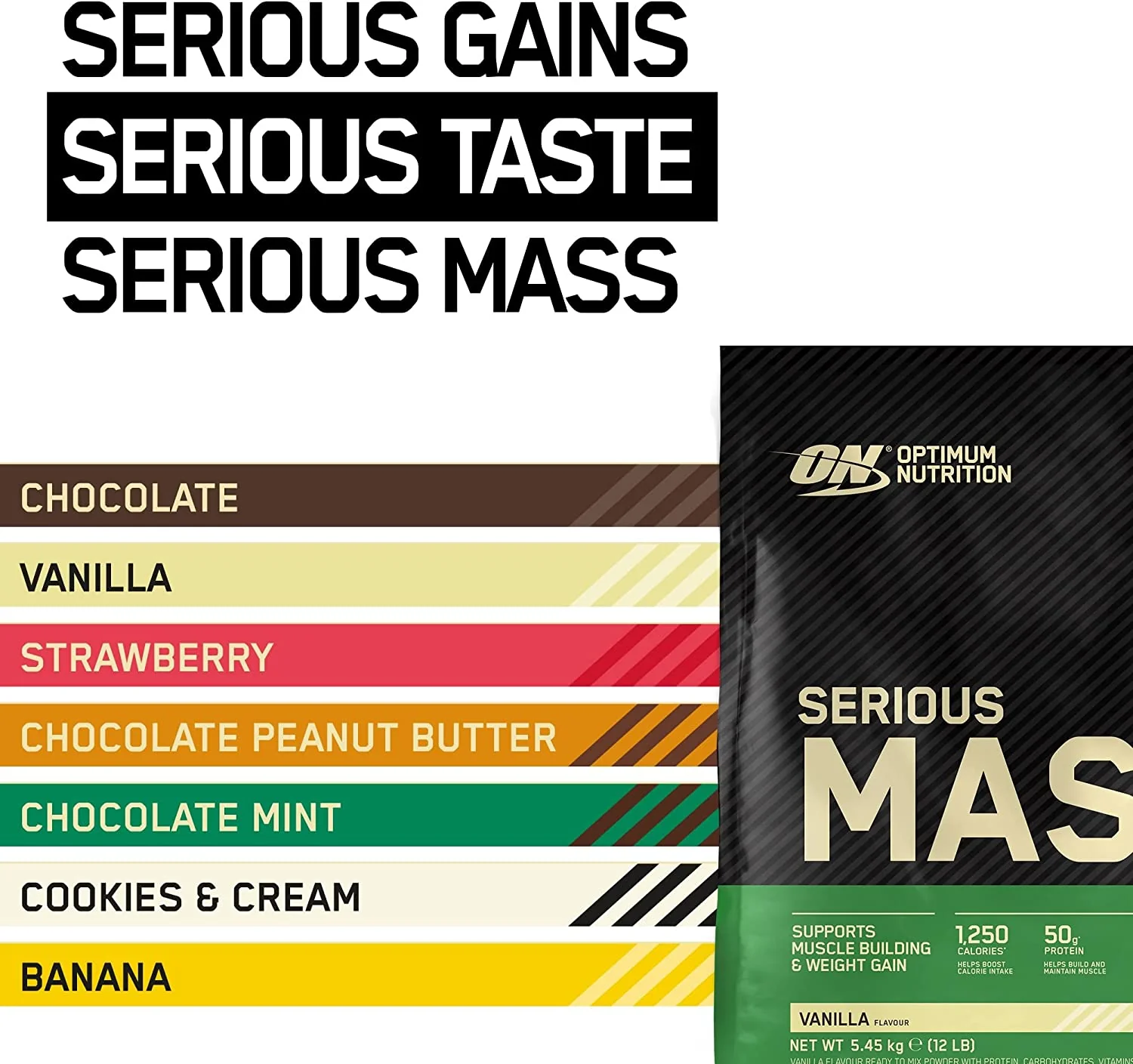 Optimum Nutrition Serious Mass 5.45kg