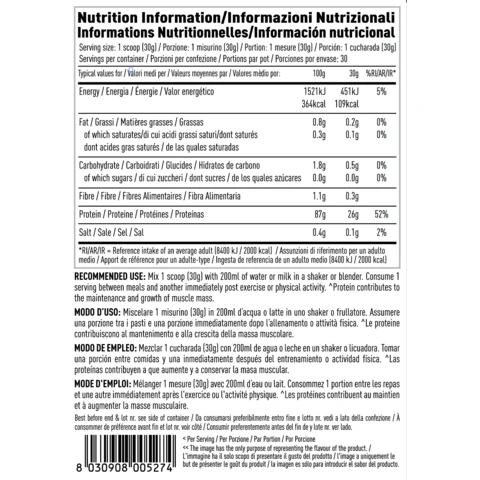 Per4m Isolate Zero 100% Whey Protein Isolate 900g - Image 2