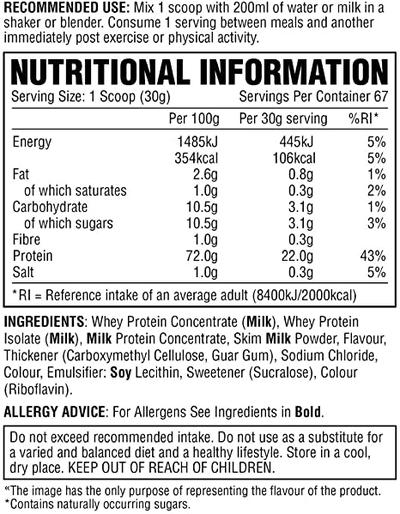 Per4m Nutrition Whey Protein 2kg - Neapolitan Ice Cream - Image 2