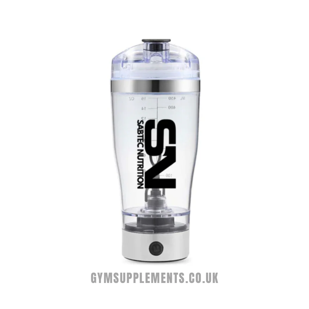 SABTEC USB Charge Electric Protein Shaker Bottle Vortex Mixer Cup Portable Blender Drink 400ml