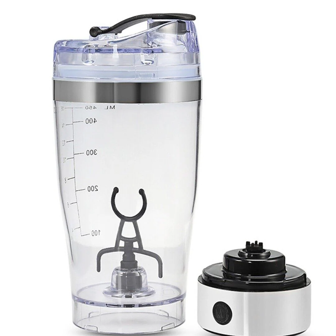 SABTEC USB Charge Electric Protein Shaker Bottle Vortex Mixer Cup Portable Blender Drink 400ml - Image 3