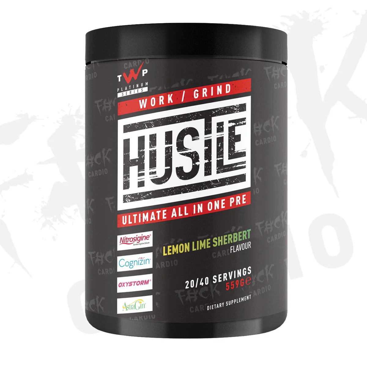 TWP Hustle Pre Workout (560g) Lemon Lime Sherbert